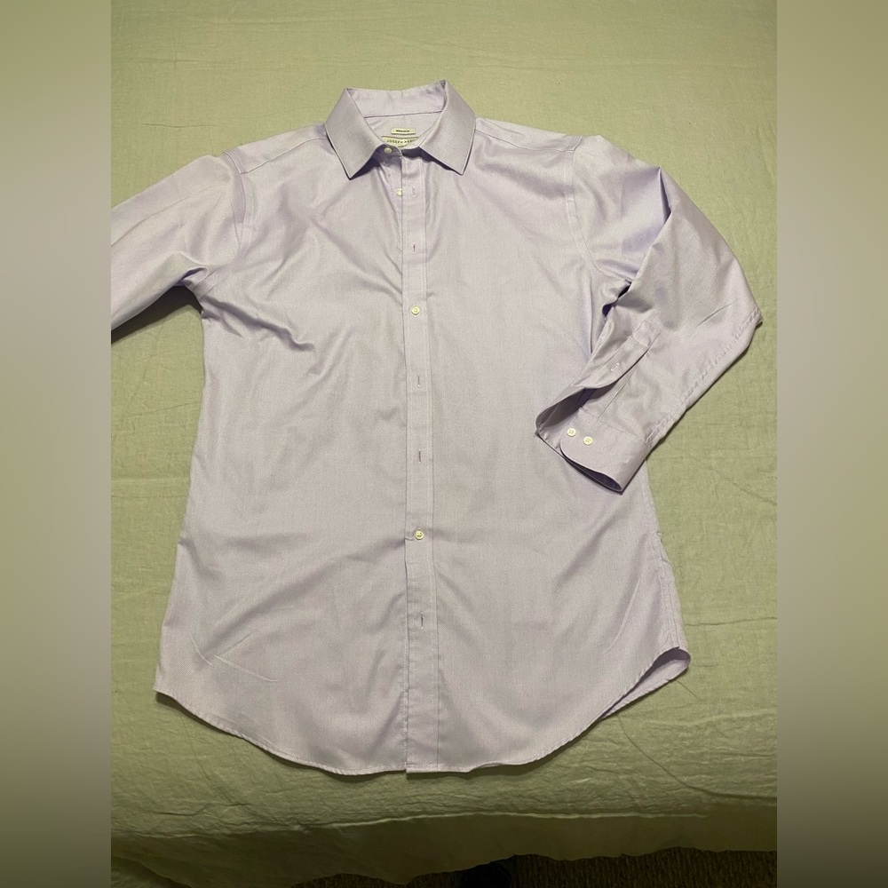 Joseph Abboud Light Purple Cotton Shirt 16.5 - 34/35